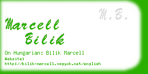 marcell bilik business card